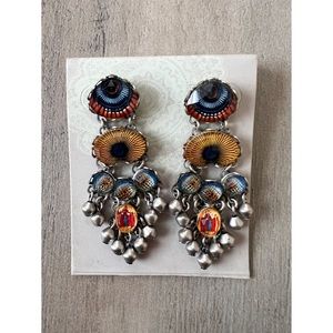 AyalaBar Multi-Color Statement Post Earrings